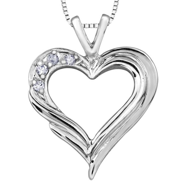 10KW DIAMOND SET HEART NECKLACE Barthau Jewellers Stouffville, ON