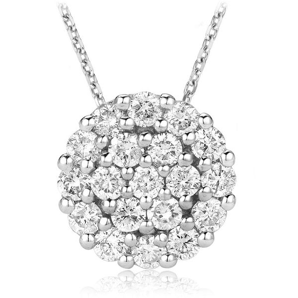 14K White Gold 0.50TW Diamond Necklace Barthau Jewellers Stouffville, ON