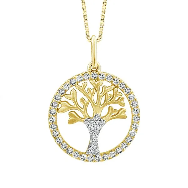 14K Yellow Gold 0.33TW Diamond 