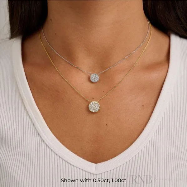 14K Yellow Gold 0.50TW Diamond Necklace Image 2 Barthau Jewellers Stouffville, ON