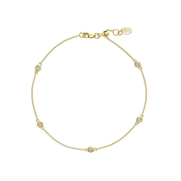 14K Yellow Gold/Diamond 0.15CT Station Bracelet Barthau Jewellers Stouffville, ON