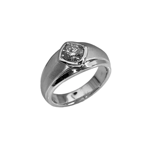 14K White Gold 1.00TW Lab-Grown Diamond Gent's Ring Image 3 Barthau Jewellers Stouffville, ON