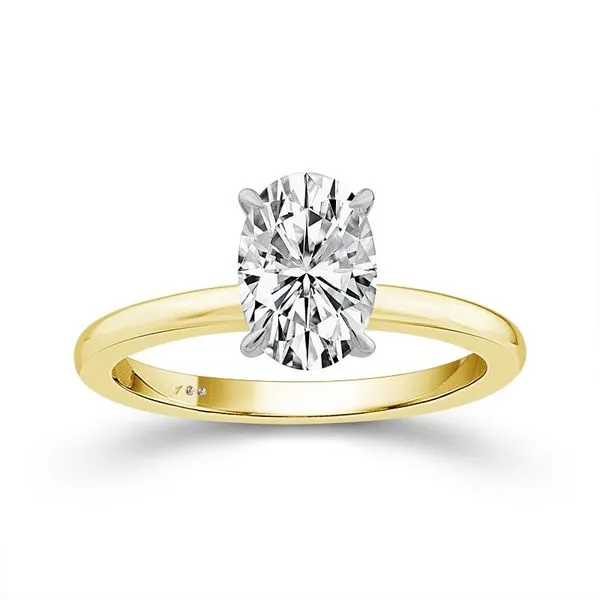 14K Yellow & White Gold 1.69TW Lab-Grown Engagement Ring Barthau Jewellers Stouffville, ON