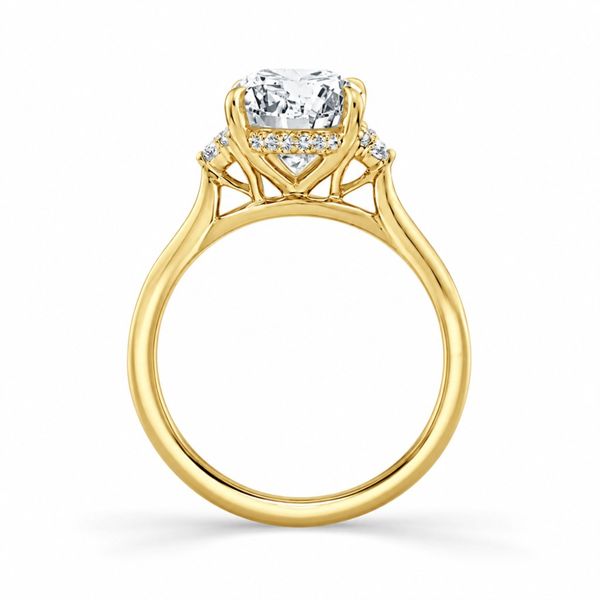 14KY 3.29TW Lab-Grown Diamond Engagement Ring (Oval 3.05CT VS1 E) Image 2 Barthau Jewellers Stouffville, ON