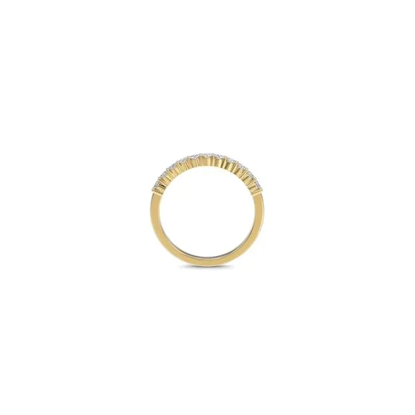 14K Yellow Gold 0.33TW VS F Lab-Grown Shared Claw Band Ring Image 2 Barthau Jewellers Stouffville, ON