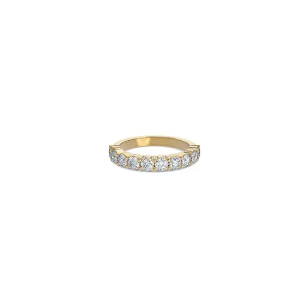 14K Yellow Gold 1.00TW VS F Lab-Grown Shared Claw Band Ring Image 3 Barthau Jewellers Stouffville, ON
