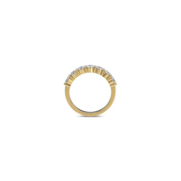 14K Yellow Gold 1.50TW VS F Lab-Grown Shared Claw Band Ring Image 2 Barthau Jewellers Stouffville, ON