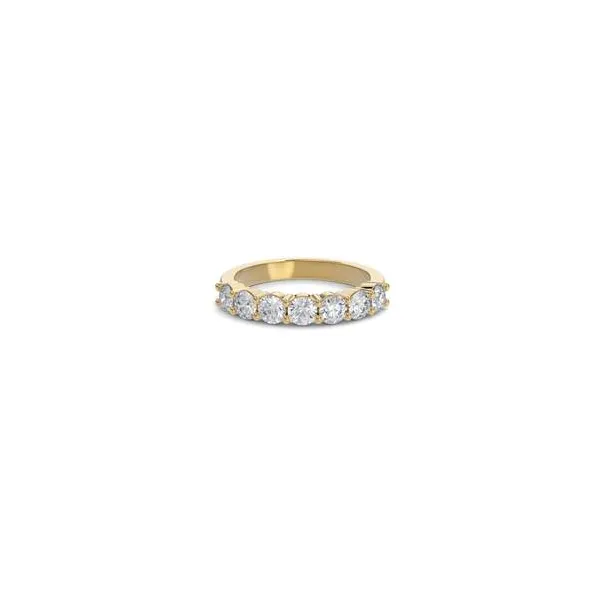 14K Yellow Gold 1.50TW VS F Lab-Grown Shared Claw Band Ring Image 3 Barthau Jewellers Stouffville, ON