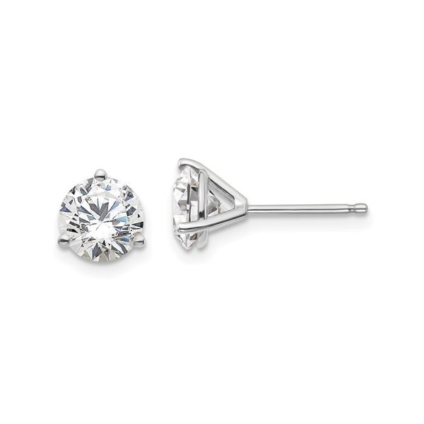 14K White Gold 1.50TW Lab-Grown Diamond Stud Earrings, Barthau Jewellers Stouffville, ON