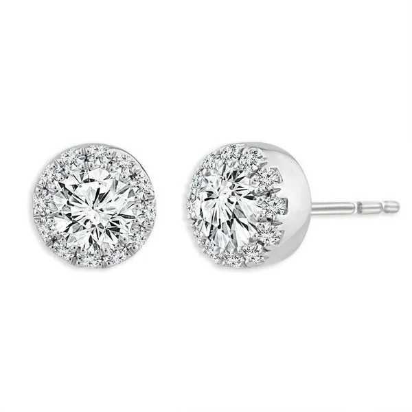 14K White Gold 1.25TW Lab-Grown Diamond Earrings Barthau Jewellers Stouffville, ON