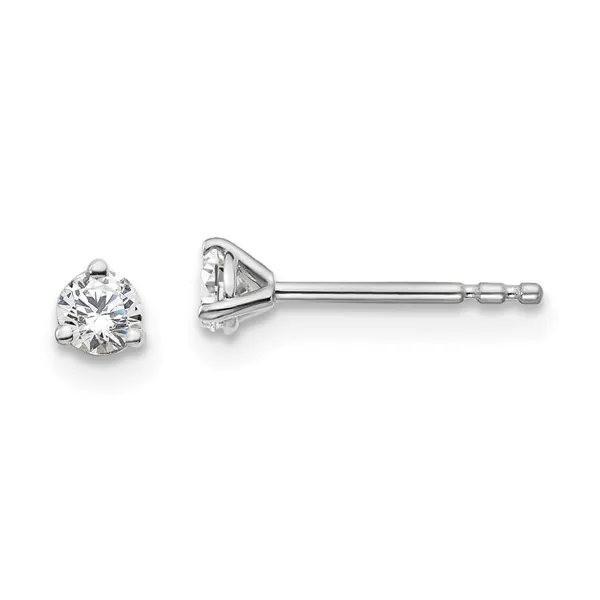 14K White Gold 0.20TW Lab-Grown Diamond Stud Earrings Barthau Jewellers Stouffville, ON