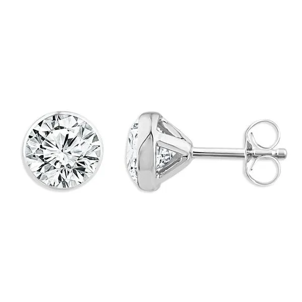 14KW 1.00TW Lab-Grown Diamond Earrings Image 2 Barthau Jewellers Stouffville, ON