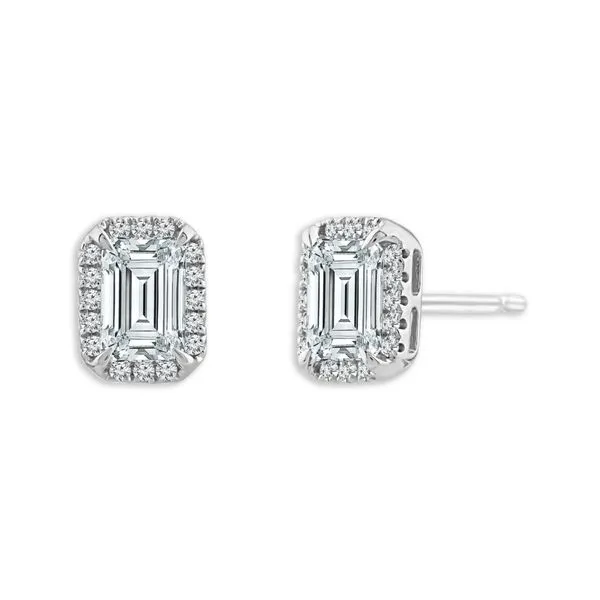 14K White Gold 1.50TW Lab-Grown Diamond Earrings Barthau Jewellers Stouffville, ON