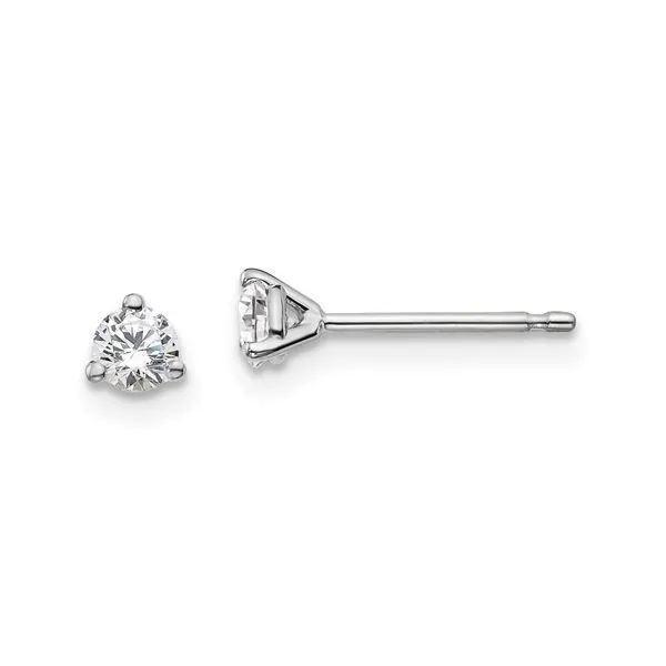 14K White Gold 0.25TW Lab-Grown Diamond Earrings Barthau Jewellers Stouffville, ON