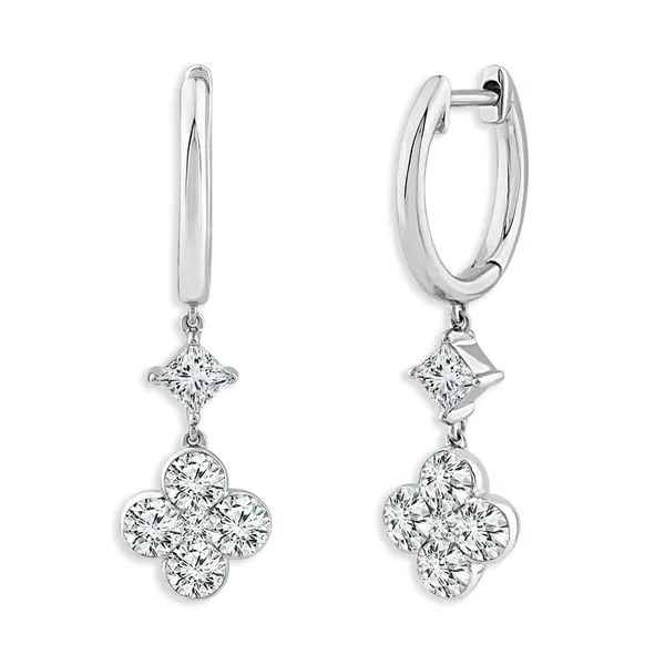 14K White Gold 1.75TW Lab-Grown Diamond Earrings Barthau Jewellers Stouffville, ON