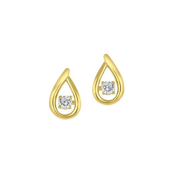 10K Yellow Gold 0.20TW Lab Grown Diamond Earrings Barthau Jewellers Stouffville, ON