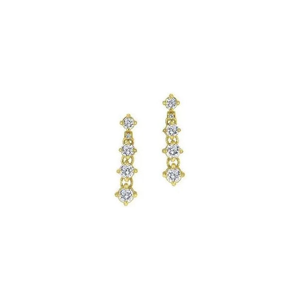 10K Yellow Gold 0.50TW Lab Grown Diamond Earrings Barthau Jewellers Stouffville, ON