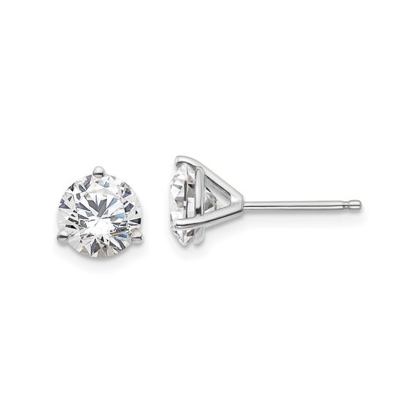 14KW 1.00tw VS+ F+ Lab Grown Diamond Stud Earrings Barthau Jewellers Stouffville, ON