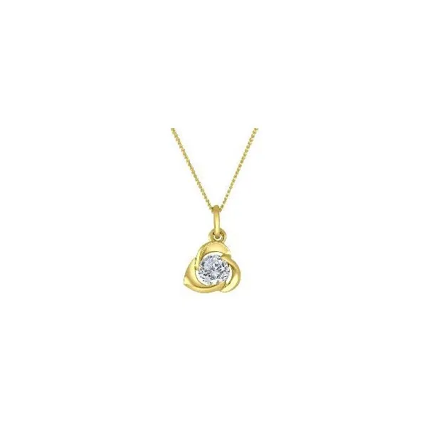 10K Yellow Gold 0.30TW Lab Grown Diamond Necklace Barthau Jewellers Stouffville, ON
