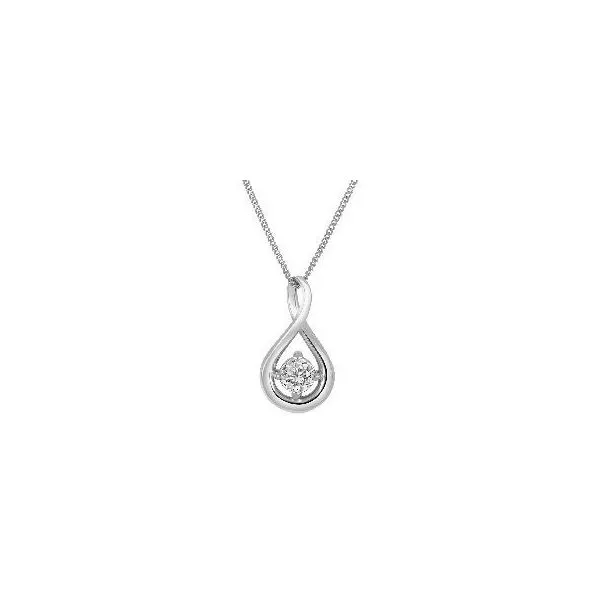 10K White Gold 0.20TW Lab Grown Diamond Necklace Barthau Jewellers Stouffville, ON
