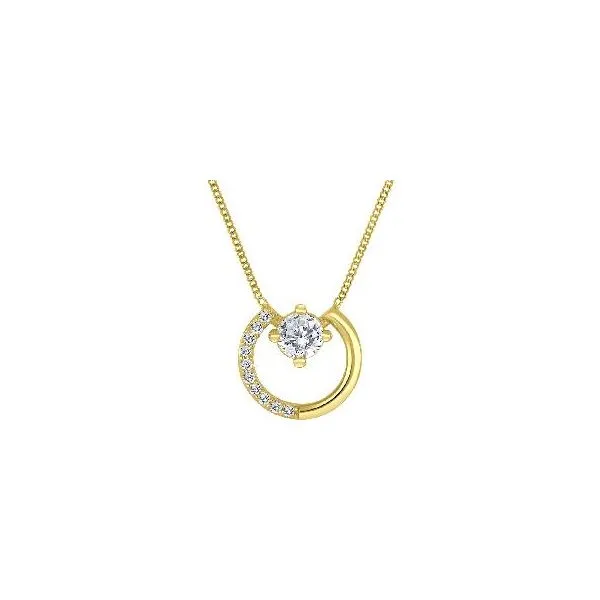 10K Yellow Gold 0.30TW Lab Grown Diamond Necklace Barthau Jewellers Stouffville, ON