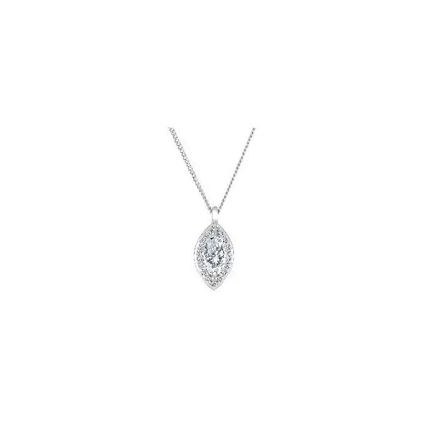 10K White Gold 0.32TW Lab Grown Diamond Necklace Barthau Jewellers Stouffville, ON