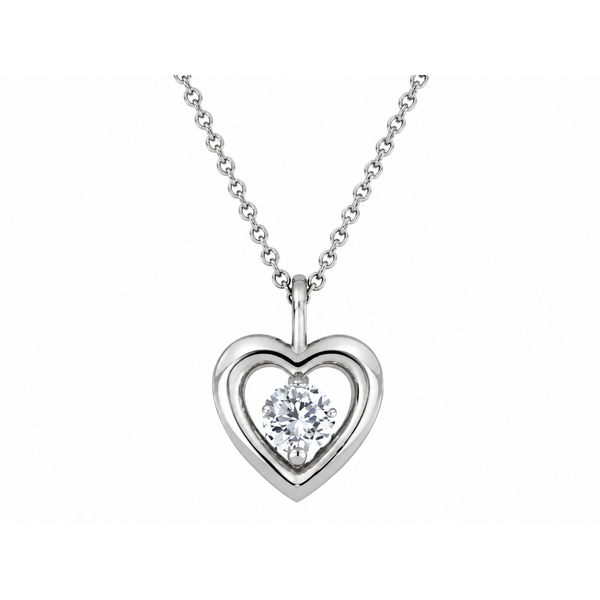 Sterling Silver 0.50CT Lab-Grown Diamond VS+ F+ Necklace Barthau Jewellers Stouffville, ON
