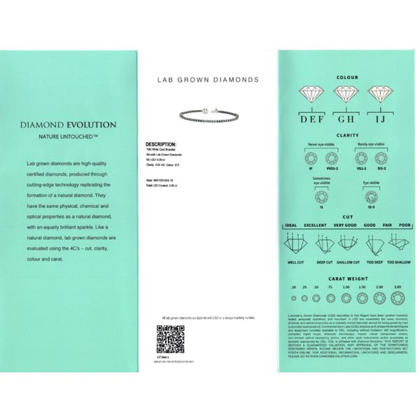 Lab-Grown Diamond Bracelets Image 3 Barthau Jewellers Stouffville, ON