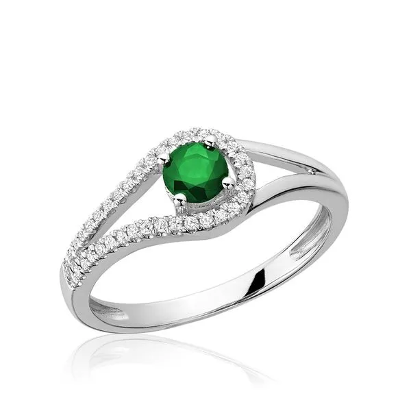 10KW Emerald & Diamond Ring Barthau Jewellers Stouffville, ON