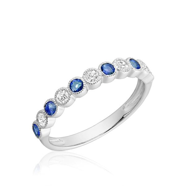 10KW Blue Sapphire & Diamond Ring Barthau Jewellers Stouffville, ON