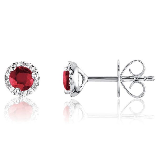 10KW Ruby & Diamond Earrings Barthau Jewellers Stouffville, ON