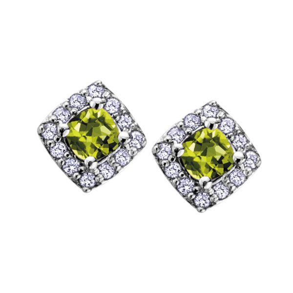 10KW Peridot & Diamond Earrings Barthau Jewellers Stouffville, ON