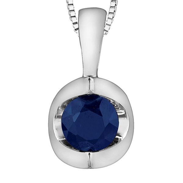 10KW Blue Sapphire Necklace Barthau Jewellers Stouffville, ON