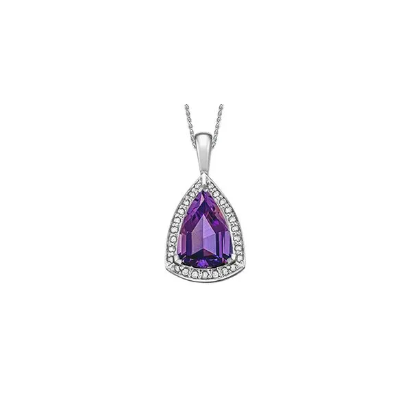 10KW Amethyst & Diamond Necklace Barthau Jewellers Stouffville, ON