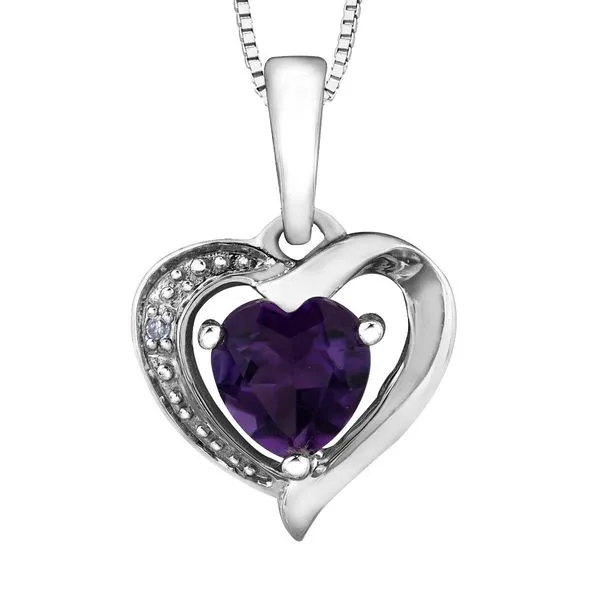 10KW Amethyst & Diamond Necklace Barthau Jewellers Stouffville, ON