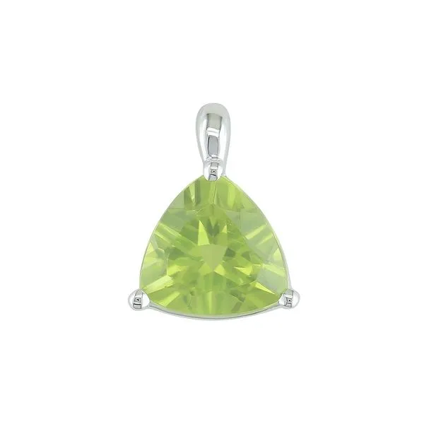 14K White Gold Peridot Necklace Barthau Jewellers Stouffville, ON