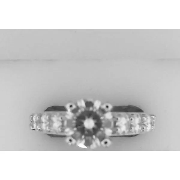 14KW Moissanite Engagement Ring Barthau Jewellers Stouffville, ON