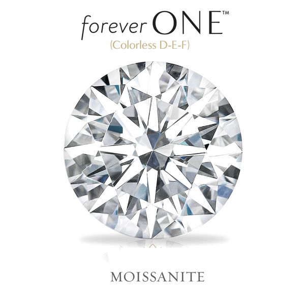 14KW 8.5mm Moissanite Solitaire Ring Image 2 Barthau Jewellers Stouffville, ON