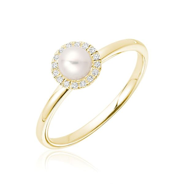 10KY Cultured Pearl And Diamond Ring Barthau Jewellers Stouffville, ON