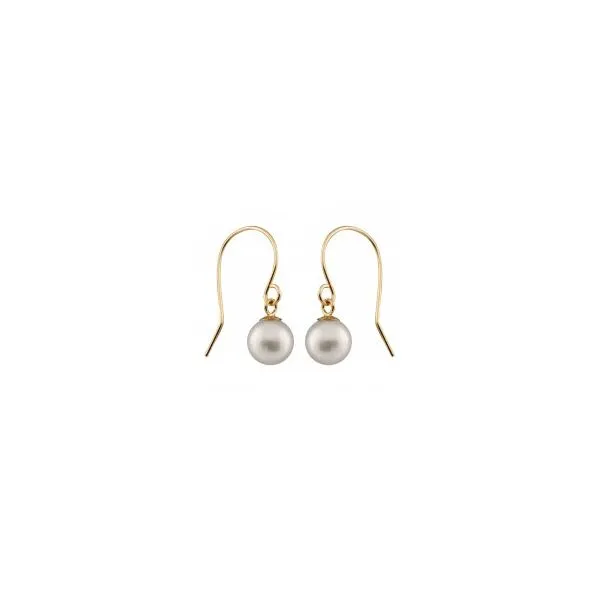 14K Yellow Gold Freshwater Pearl Earrings Barthau Jewellers Stouffville, ON
