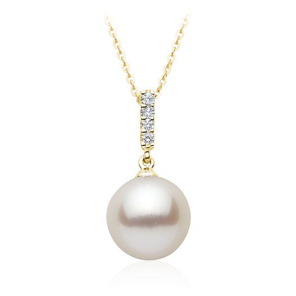 10KY Cultured Pearl And Diamond Necklace Barthau Jewellers Stouffville, ON