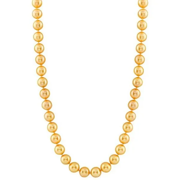 14KY 18~ 6-6.5 mm Natural Golden Akoya Cultured Pearl Strand Barthau Jewellers Stouffville, ON
