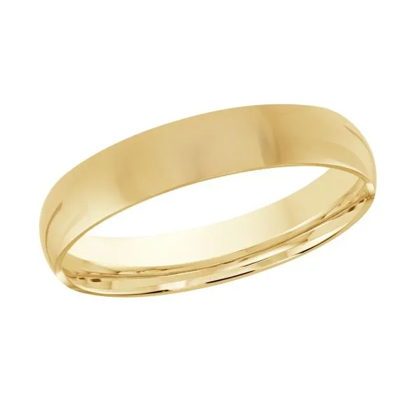 10K Yellow Gold 4MM Dome Wedding Band Barthau Jewellers Stouffville, ON