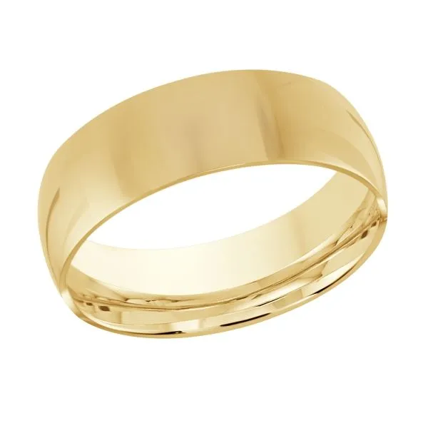 10K Yellow Gold 8MM Dome Wedding Band Barthau Jewellers Stouffville, ON