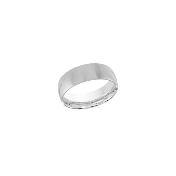 10K White Gold 8MM Dome Wedding Band Barthau Jewellers Stouffville, ON