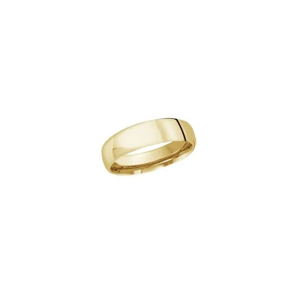 10K Yellow Gold 5.5MM Euro Wedding Band Barthau Jewellers Stouffville, ON
