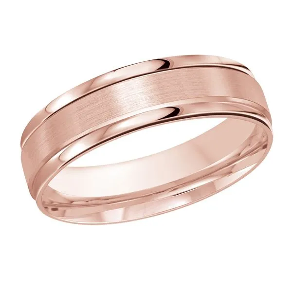 10K Rose Gold 6MM Wedding Band Barthau Jewellers Stouffville, ON