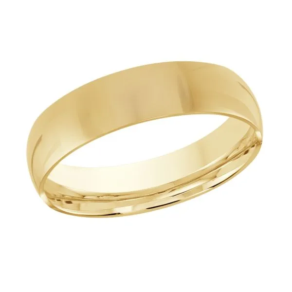 10K Yellow Gold 6MM Dome Wedding Band Barthau Jewellers Stouffville, ON