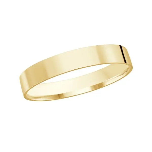 10K Yellow Gold 2MM Flat Wedding Band Barthau Jewellers Stouffville, ON