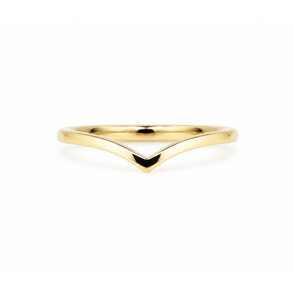 10K Yellow Gold Chevron Ring Barthau Jewellers Stouffville, ON